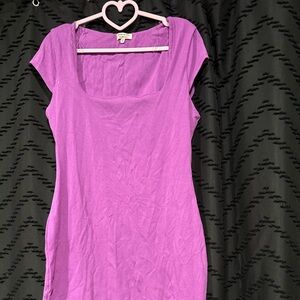 Heart & Hips Vibrant Purple Blouse